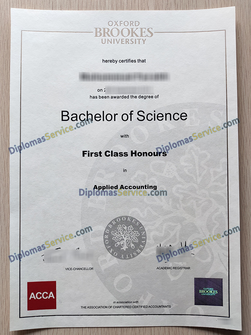 ACCA Oxford Brookes University degree, ACCA degree,