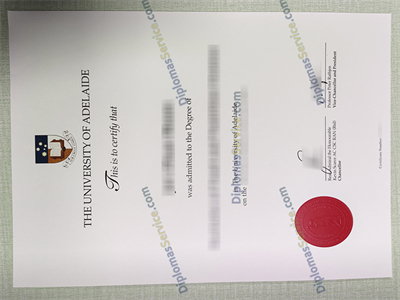 Adelaide University certificate