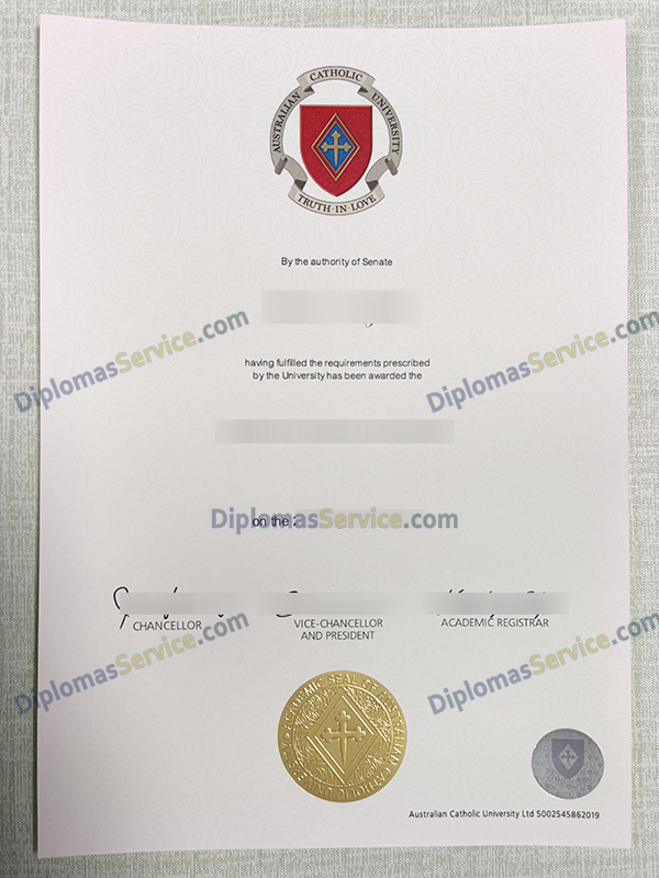 Australian Catholic University degree, Australian Catholic University diploma,