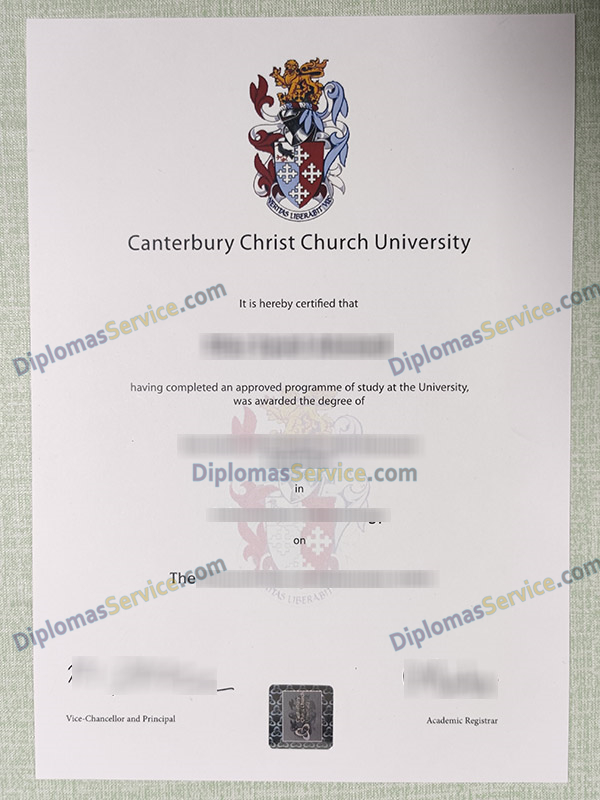 Canterbury Christ Church University degree, Canterbury Christ Church University diploma,