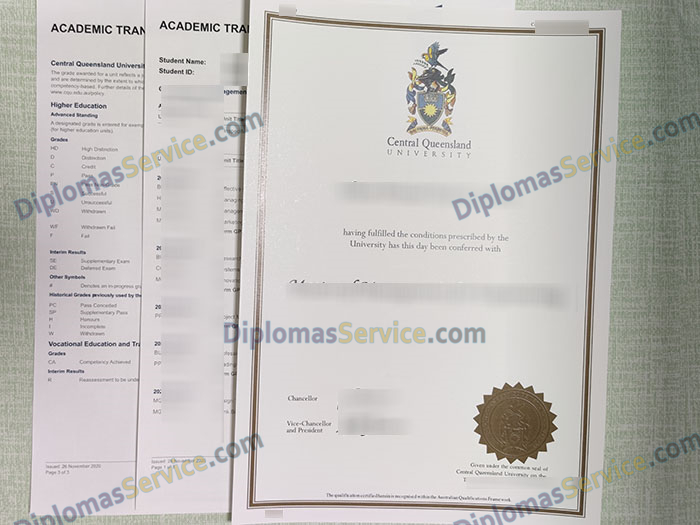 Central Queensland University degree, CQU diploma,