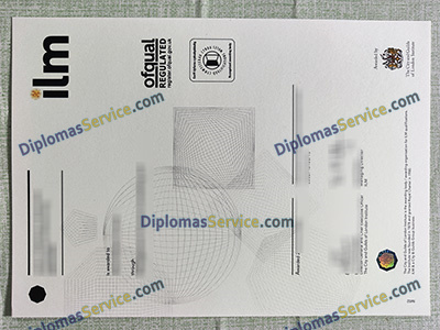 City&Guilds ILM certificate