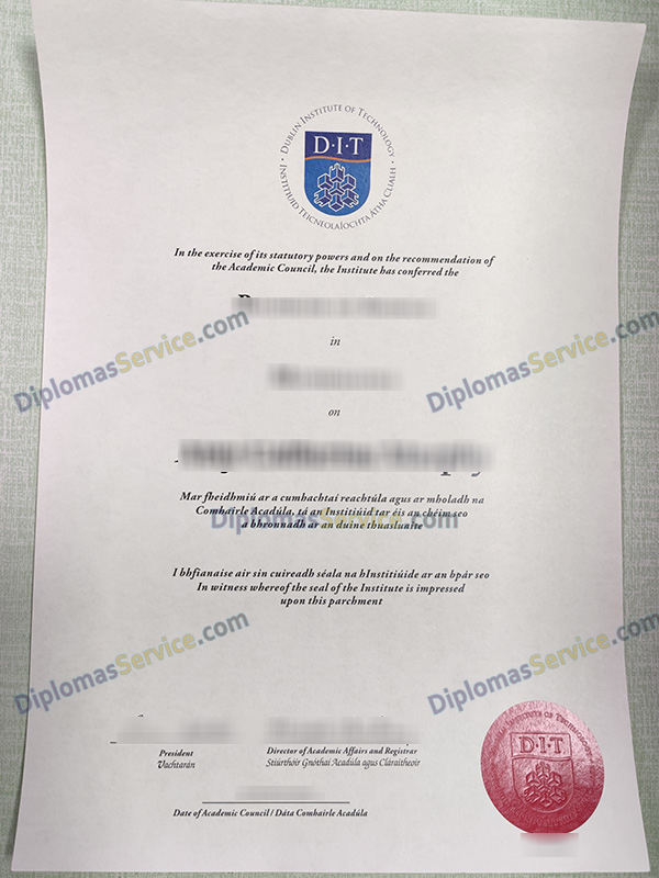 Dublin Institute of Technology degree, Dublin Institute of Technology diploma,