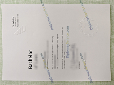 FH Bielefeld diploma