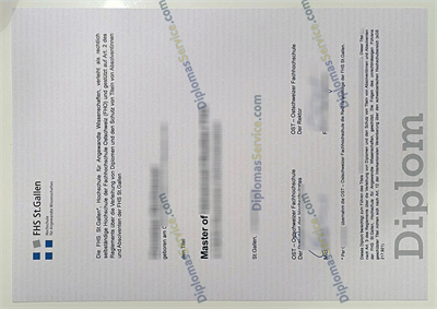 FHS St.Gallen diploma