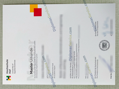 Hochschule Hof diploma