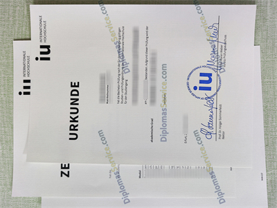IU Internationale Hochschule diploma