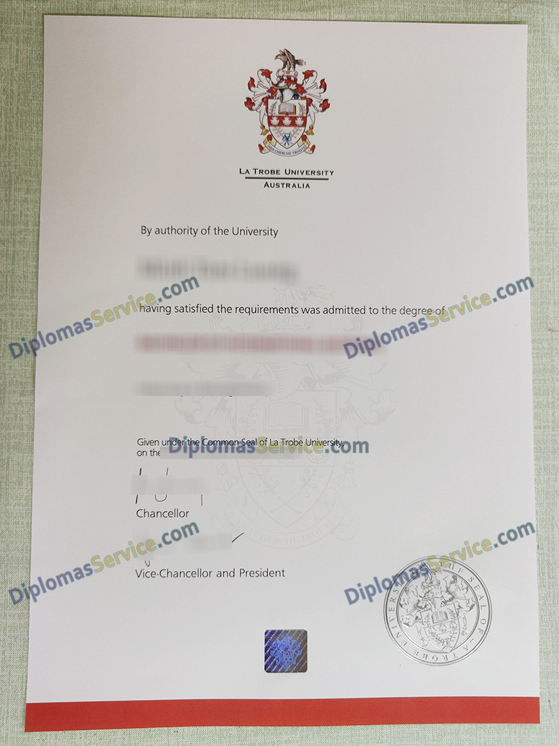 La Trobe University degree, La Trobe University diploma,