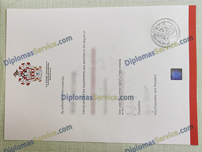 La Trobe University certificate
