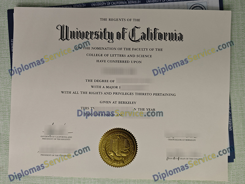 UC Berkeley diploma, University of California Berkeley degree,
