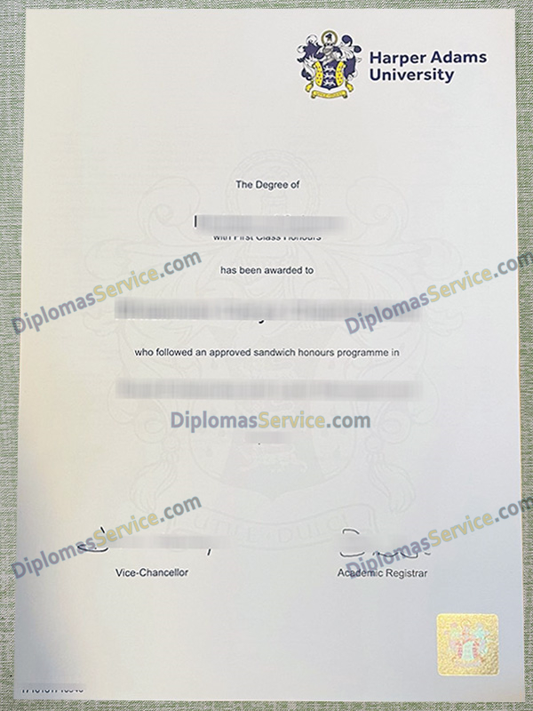 harper adams university degree, harper adams university diploma,
