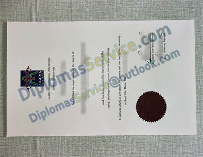 Algoma University certificate