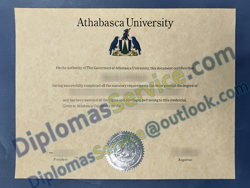Athabasca University diploma old version