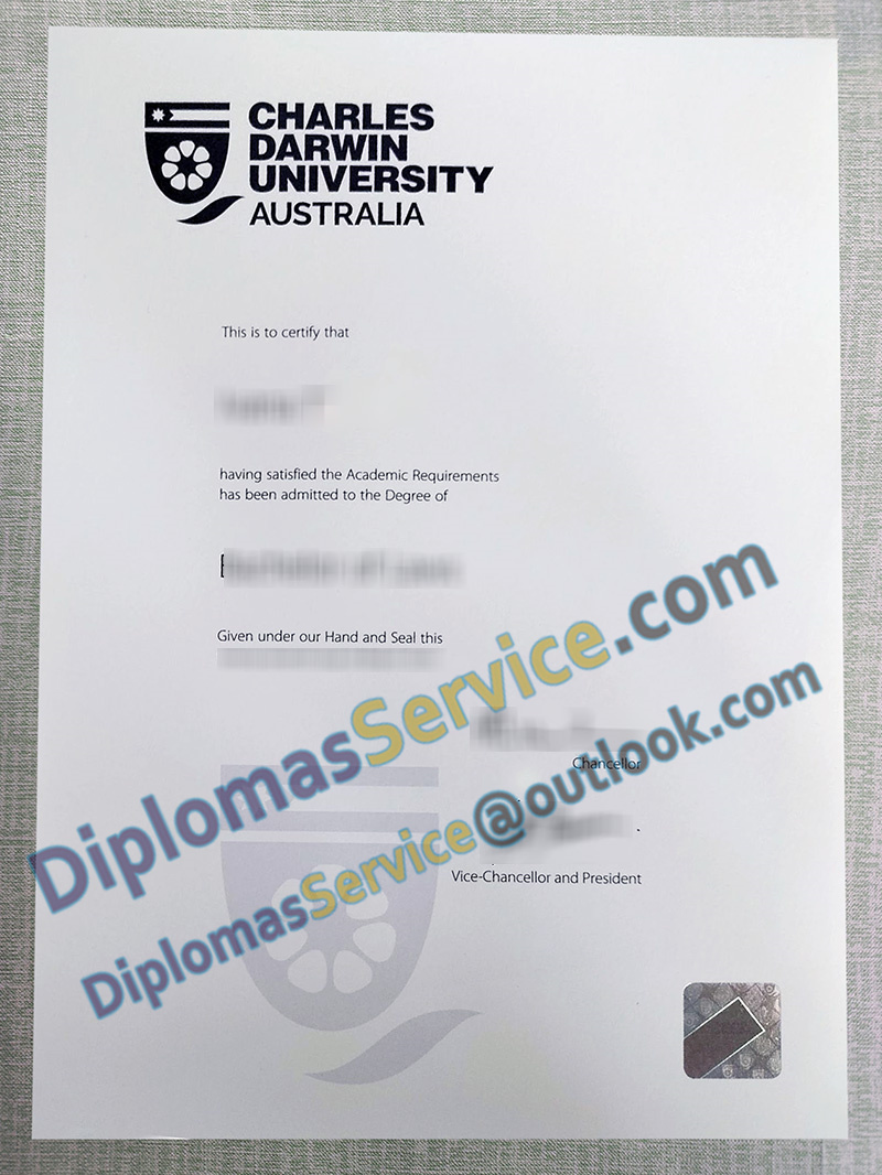 Charles Darwin University degree, Charles Darwin University diploma,