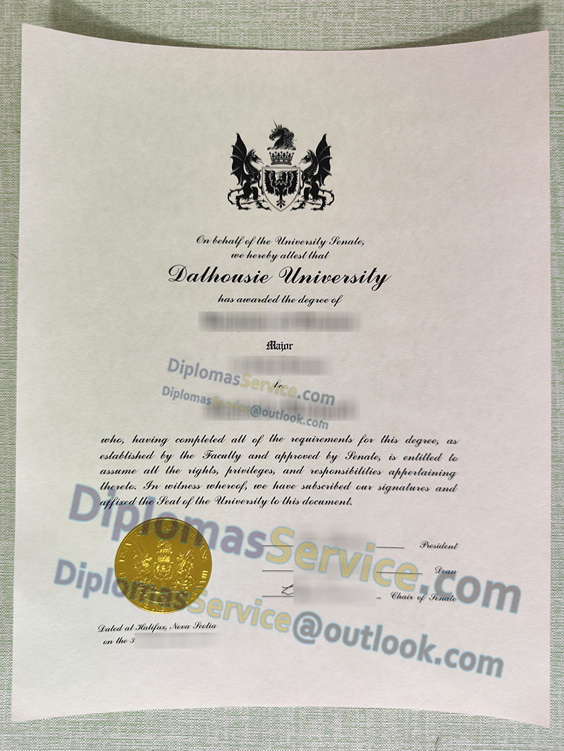 Dalhousie University diploma, Dalhousie University degree,