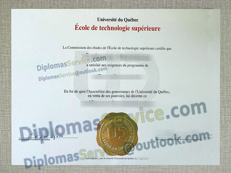 École de technologie supérieure diploma, ÉTS Montréal degree,