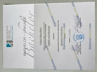 Hochschule Koblenz diploma