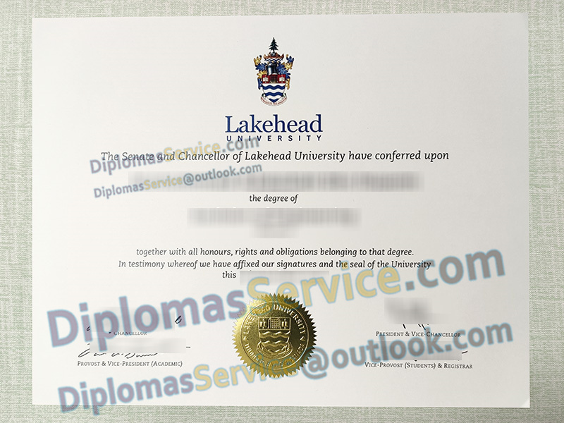 Lakehead University diploma, Lakehead University degree,