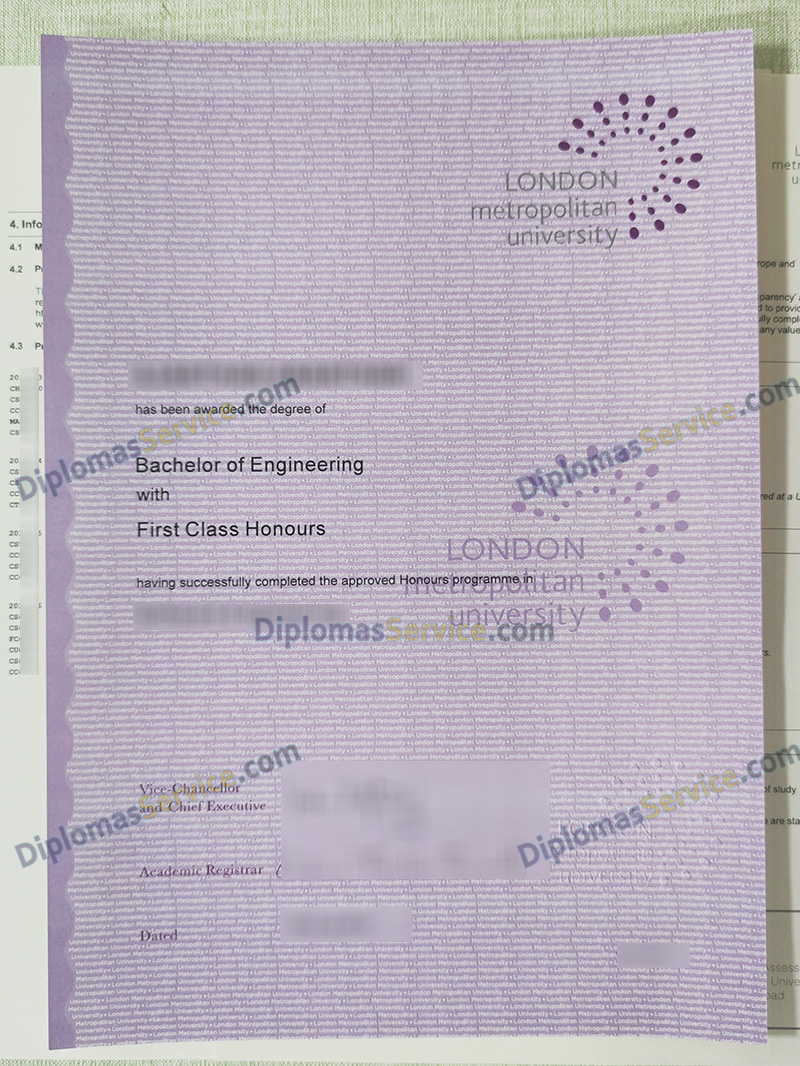 London Metropolitan University degree, London Metropolitan University diploma,