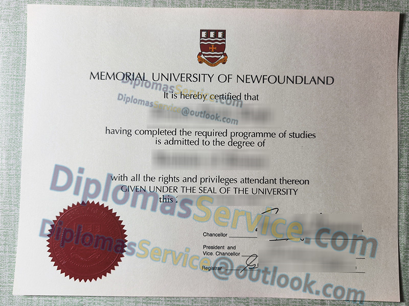 Memorial University diploma, Memorial University degree,