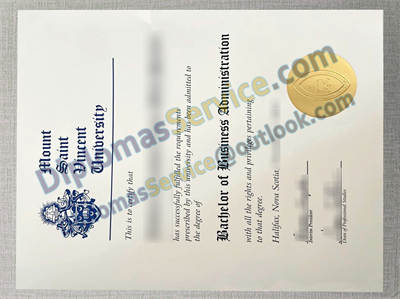Mount Saint Vincent University certificate