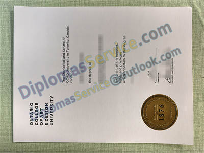 OCAD University certificate
