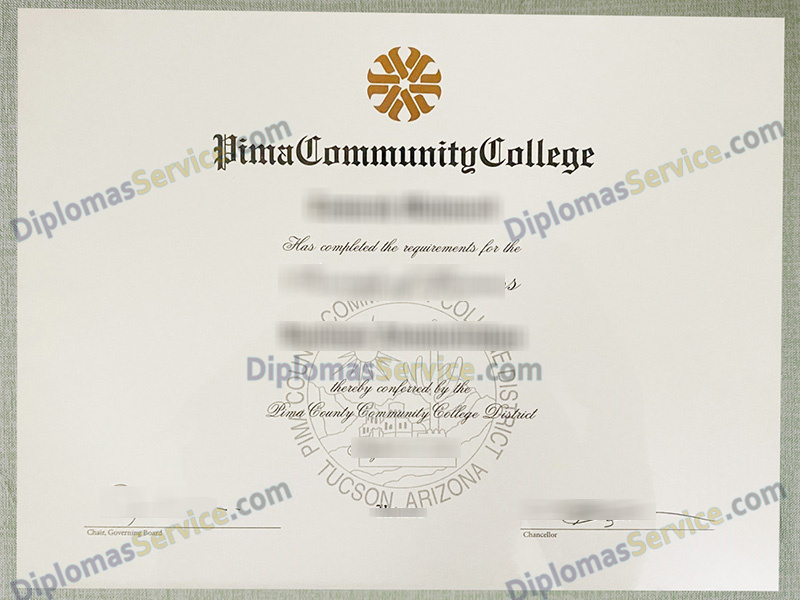 Pima Community College diploma, Pima Community College certificate,