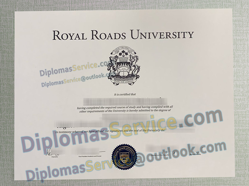 Royal Roads University diploma, Royal Roads University degree,