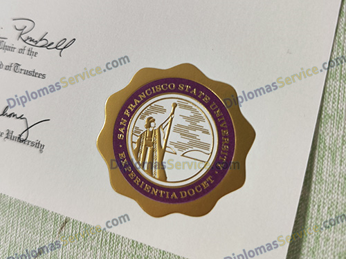 SFSU diploma seal 2