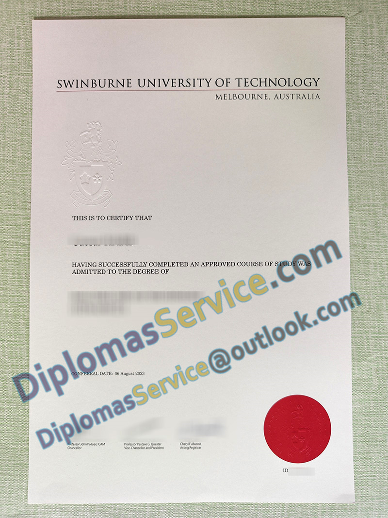 Swinburne University of Technology degree, Swinburne University of Technology diploma,