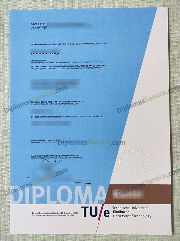 TU Eindhoven diploma, Eindhoven University of Technology degree,
