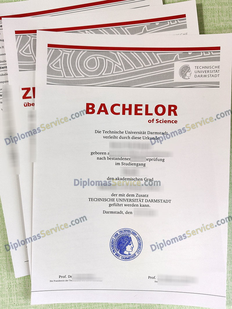 Technische Universität Darmstadt urkunde, TU Darmstadt degree,