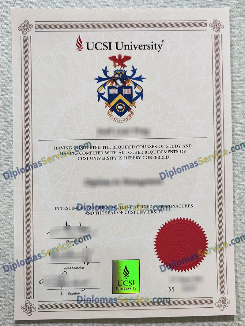 UCSI University degree, UCSI University diploma,