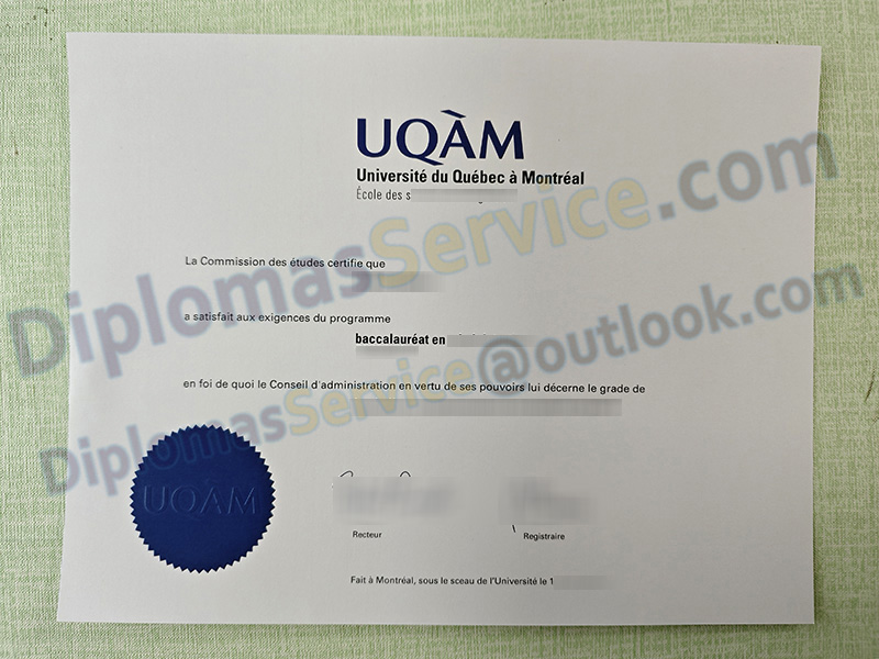 UQAM diploma, UQAM bachelor degree,