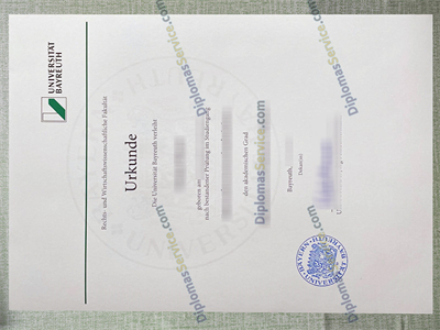 Universität Bayreuth diploma