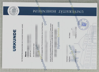 Universität Hohenheim diploma
