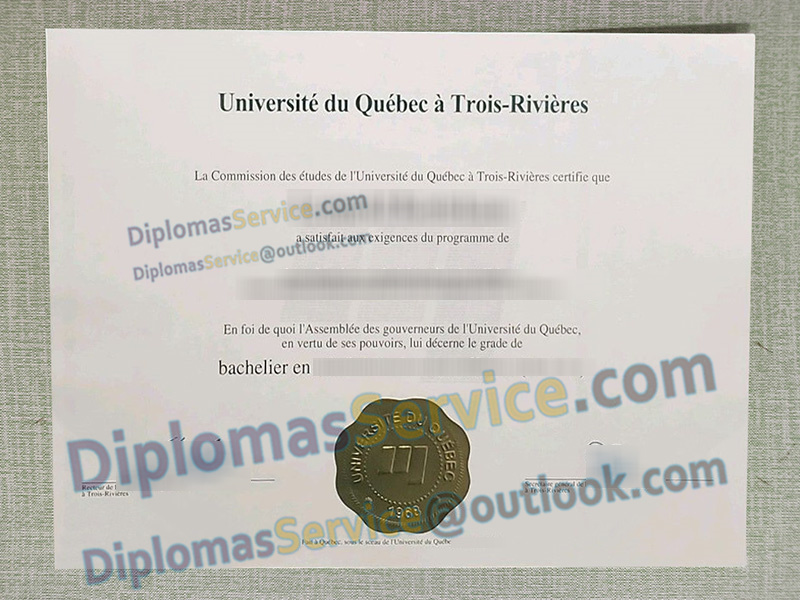 Université du Québec à Trois-Rivières diploma, UQTR degree,