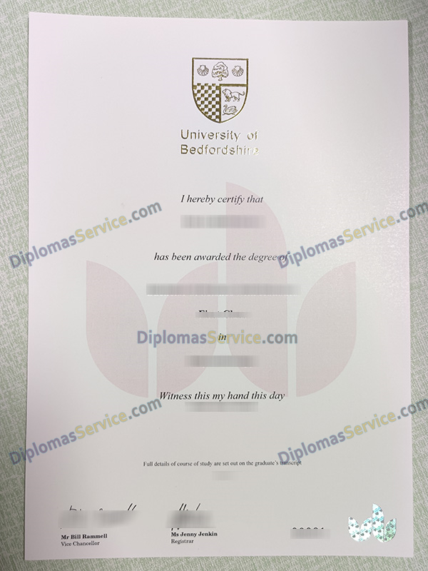 University of Bedfordshire degree, University of Bedfordshire diploma,