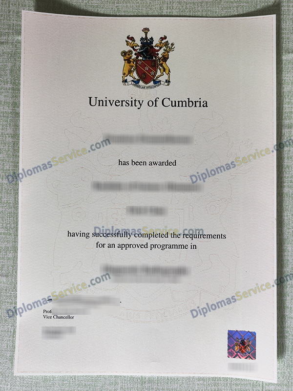 University of Cumbria degree, University of Cumbria diploma,