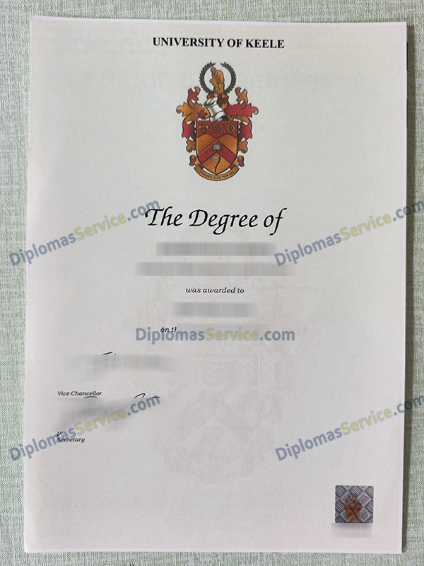 University of Keele degree, University of Keele diploma,