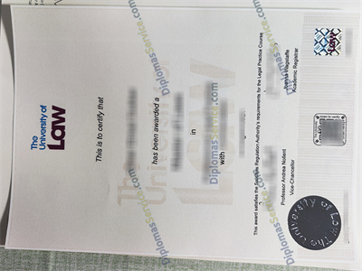 University of Law certificate