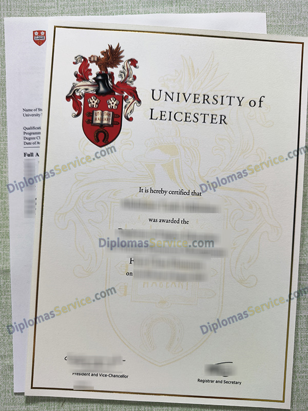 University of Leicester degree, University of Leicester diploma,