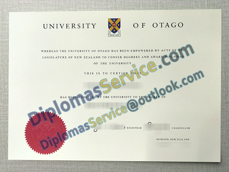 University of Otago degree, University of Otago certificate,