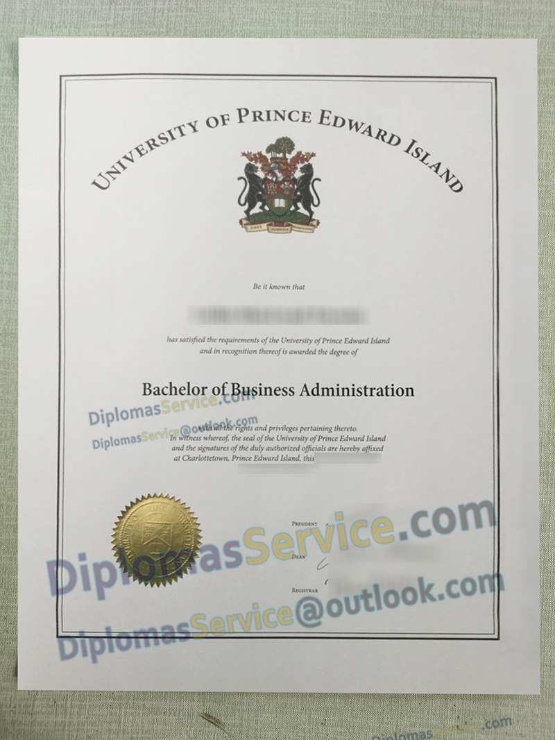 University of Prince Edward Island diploma, UPEI degree,
