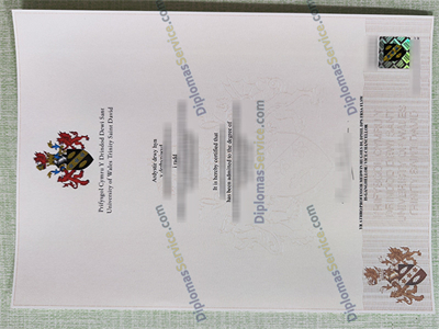 University of Wales Trinity Saint David certificate