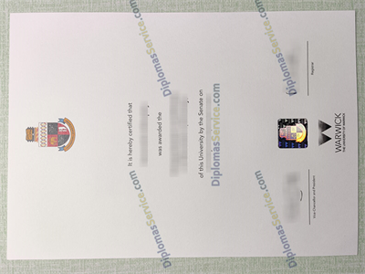 University of Warwick certificate