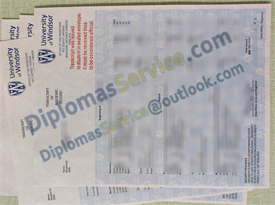 University of Windsor transcript