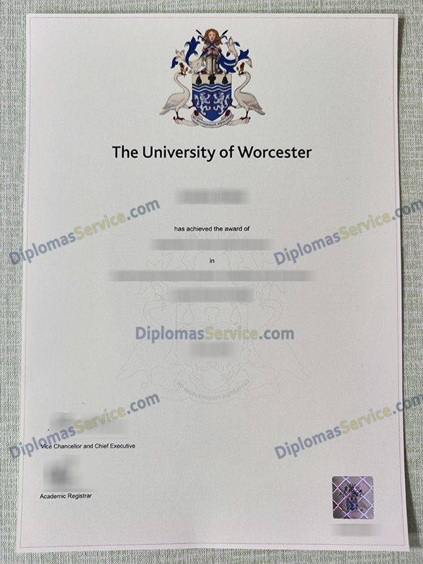 University of Worcester degree, University of Worcester diploma,