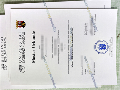 Universität Koblenz-Landau MBA urkunde