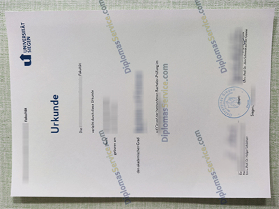 Universität Siegen diploma